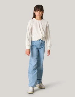 Ajour Top Gebroken Wit