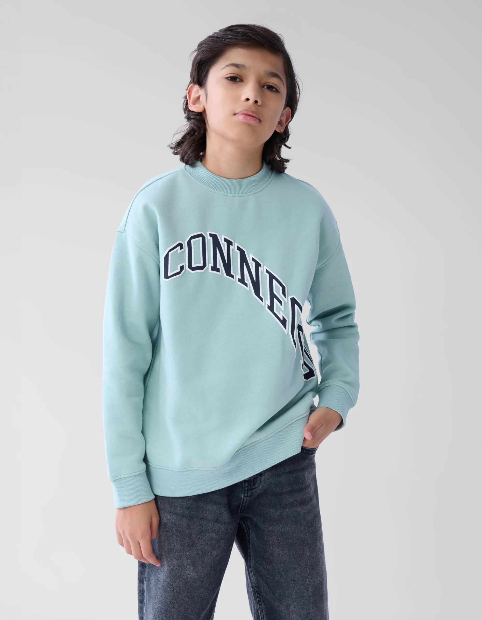 Artwok Sweater Lichtgroen