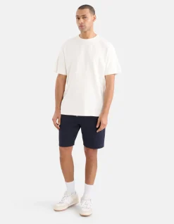 Artwork Embroidery T-shirt Gebroken Wit