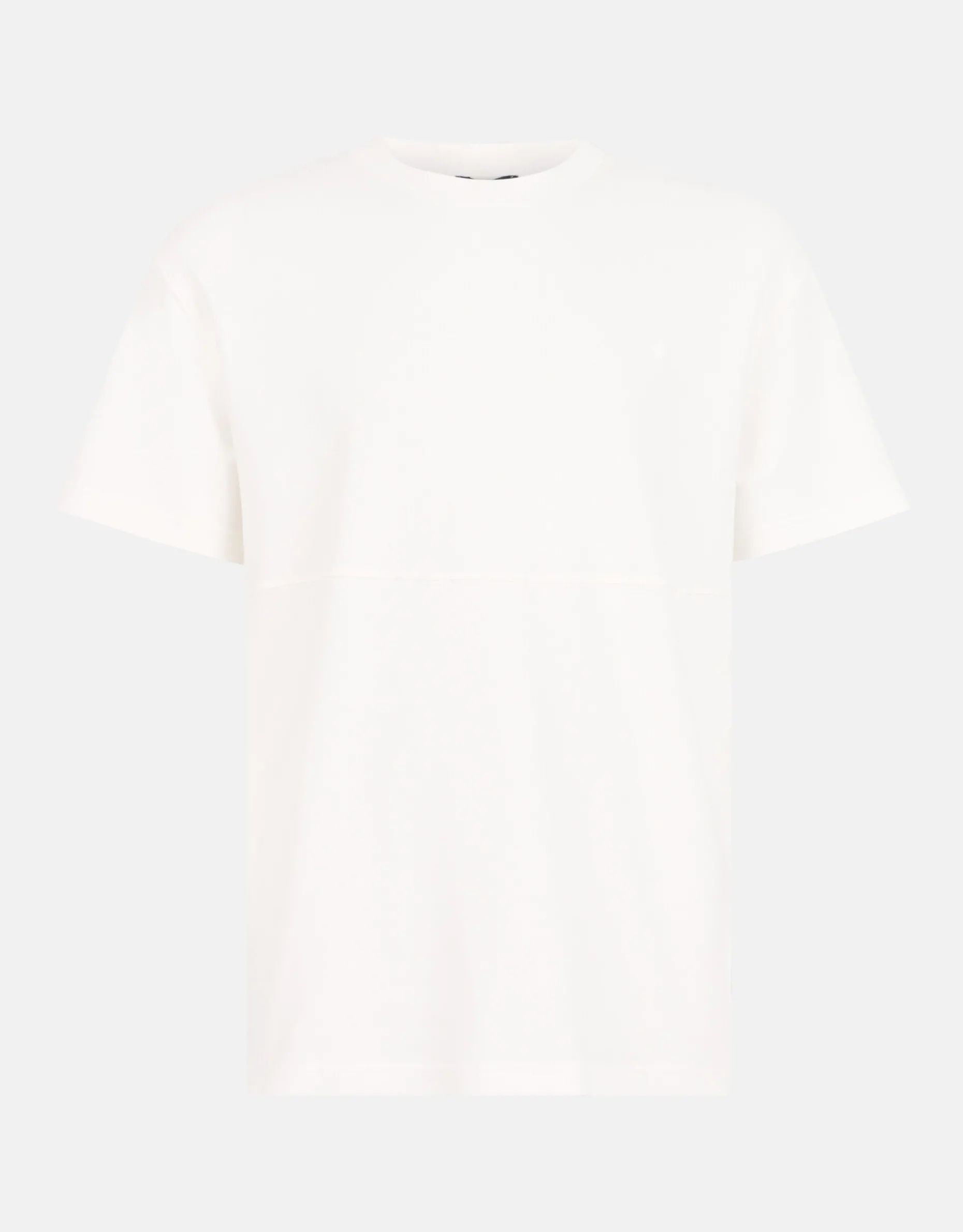 Artwork Embroidery T-shirt Gebroken Wit