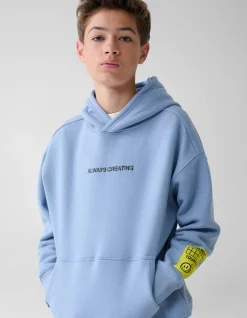 Artwork Hoodie Blauw