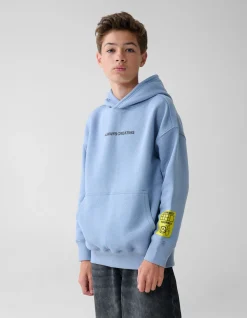 Artwork Hoodie Blauw