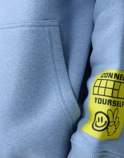 Artwork Hoodie Blauw