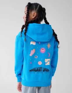 Artwork Hoodie Blauw