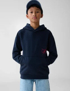 Artwork Hoodie Donkerblauw