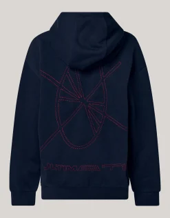 Artwork Hoodie Donkerblauw