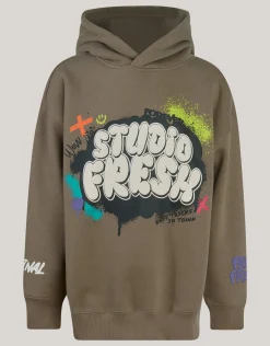 Artwork Hoodie Groen