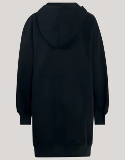Artwork Hoodie Jurk Zwart