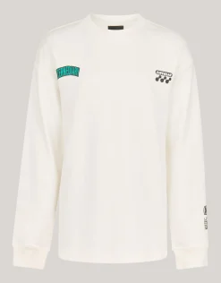 Artwork Longsleeve Gebroken Wit