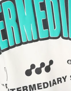 Artwork Longsleeve Gebroken Wit