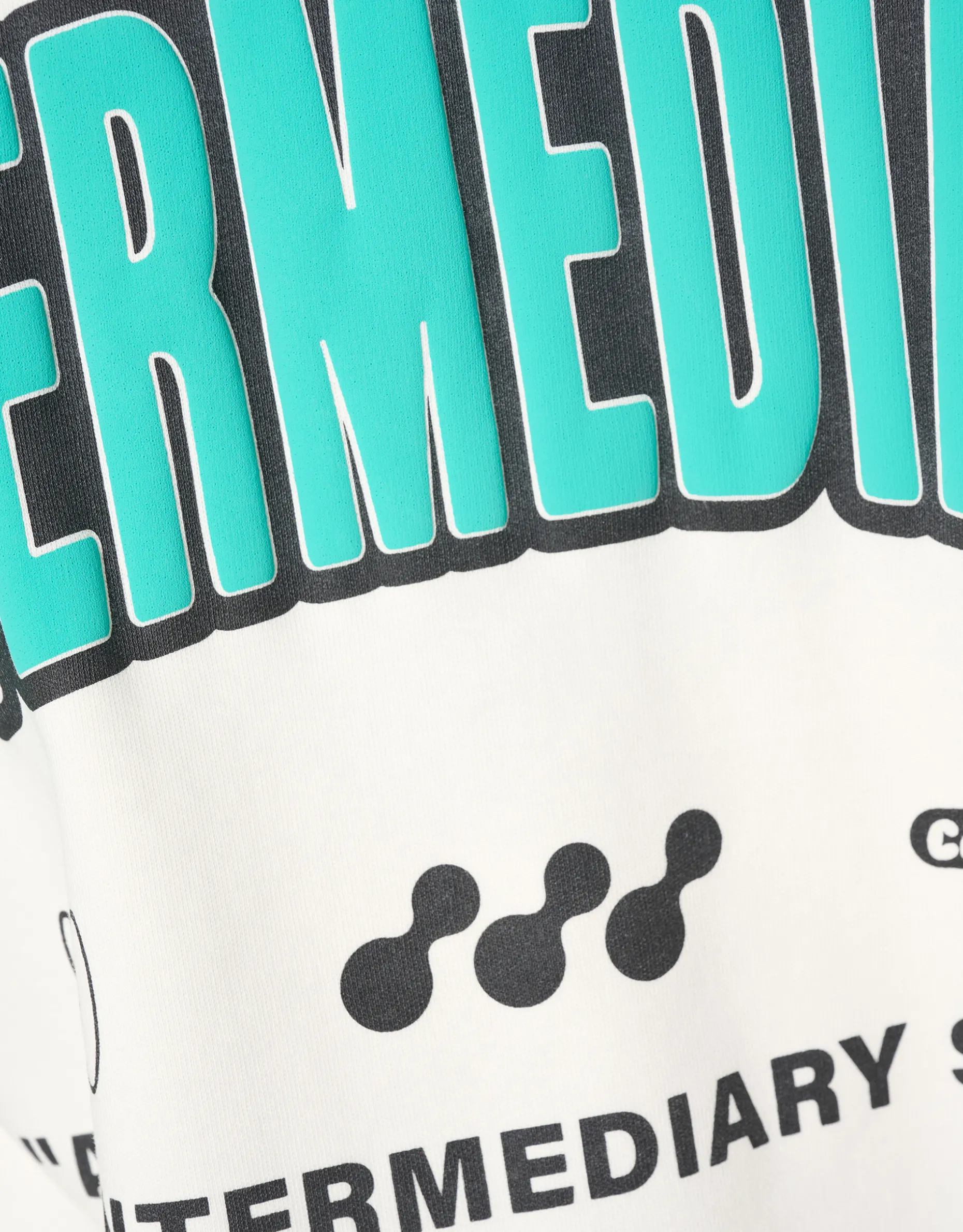 Artwork Longsleeve Gebroken Wit