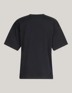 Artwork Strass T-shirt Zwart