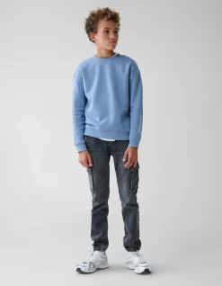 Artwork Sweater Blauw