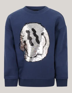 Artwork Sweater Donkerblauw