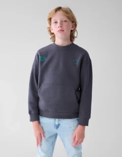 Artwork Sweater Donkergrijs