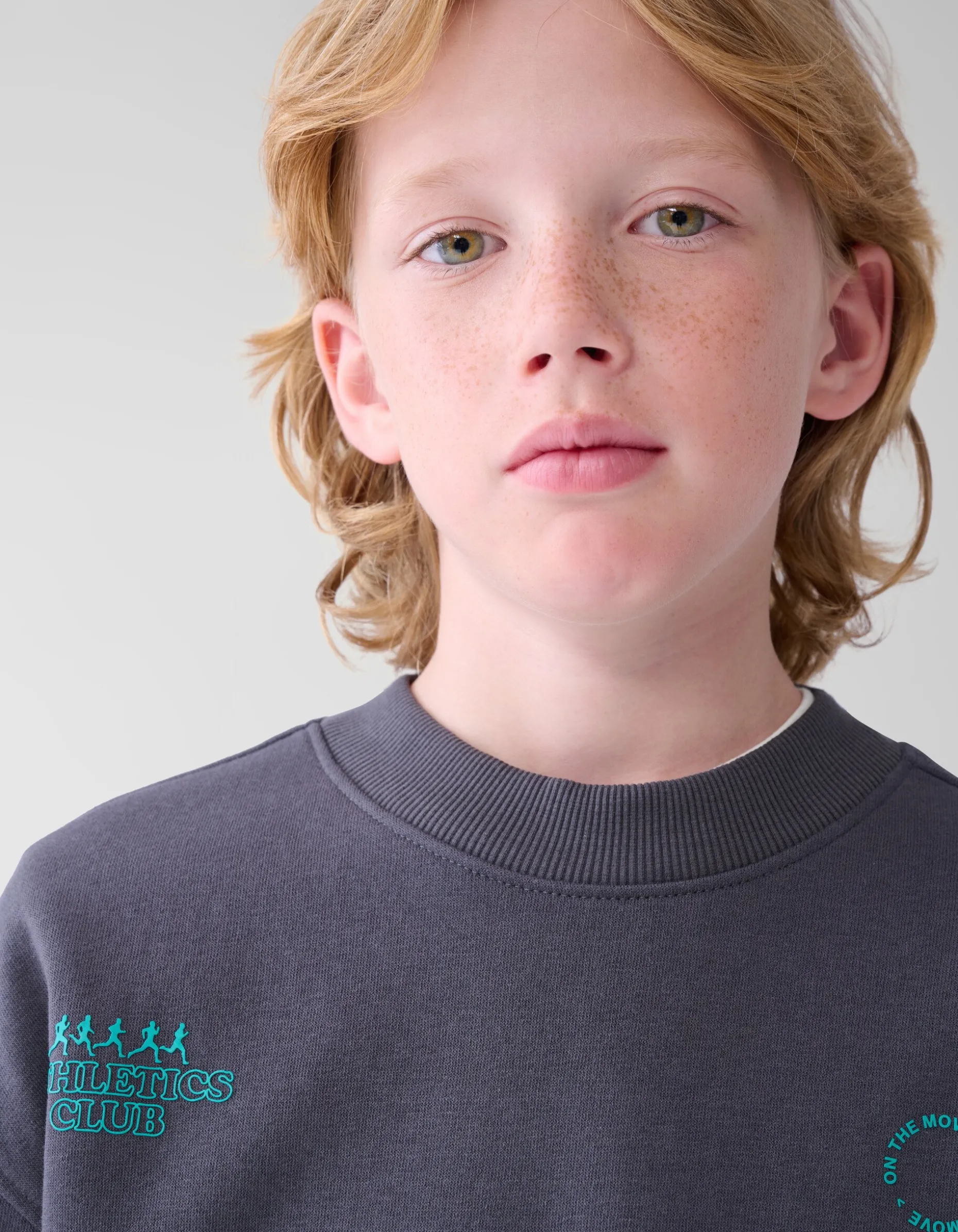 Artwork Sweater Donkergrijs