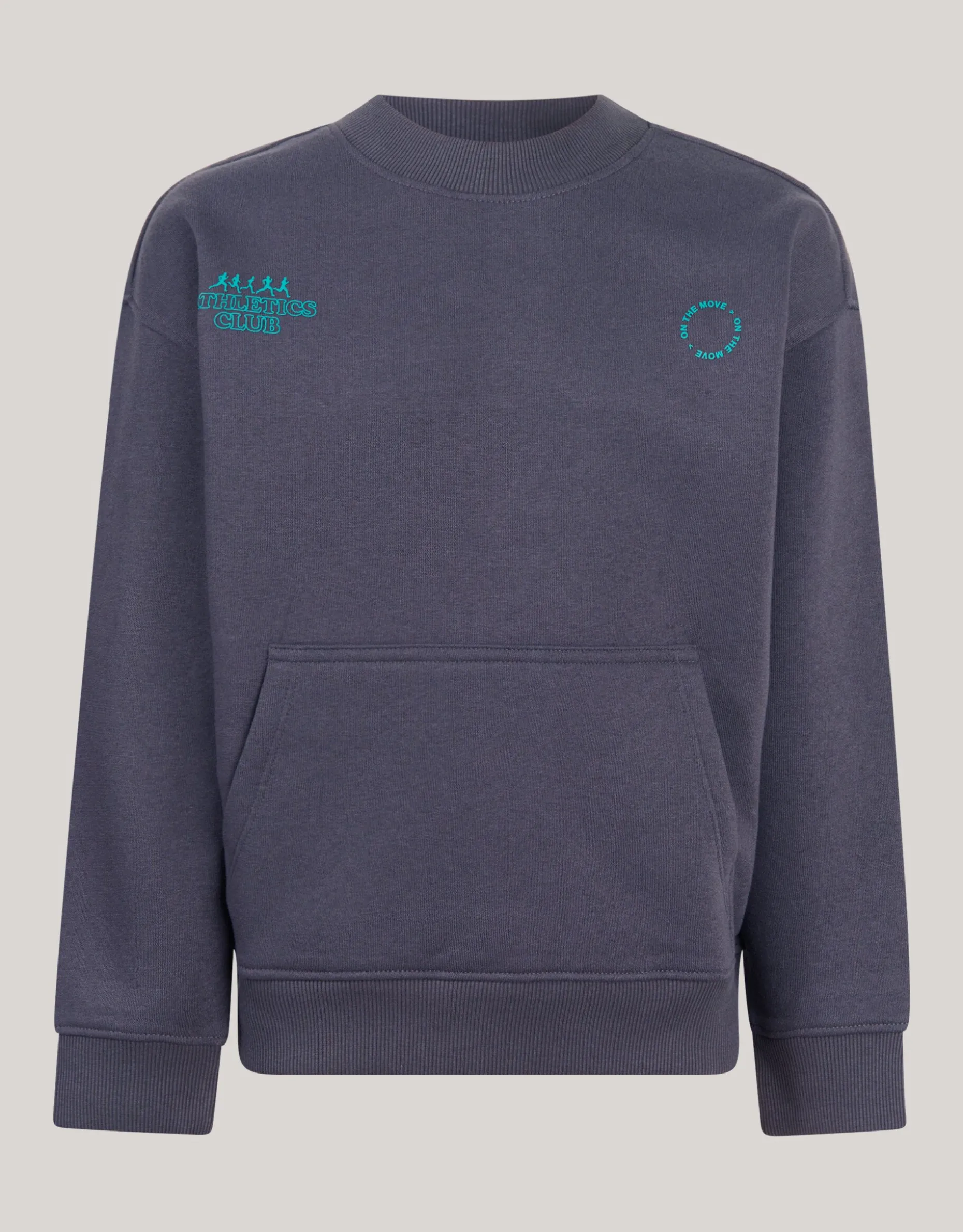 Artwork Sweater Donkergrijs