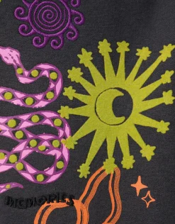 Artwork Sweater Donkergrijs