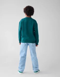 Artwork Sweater Donkergroen