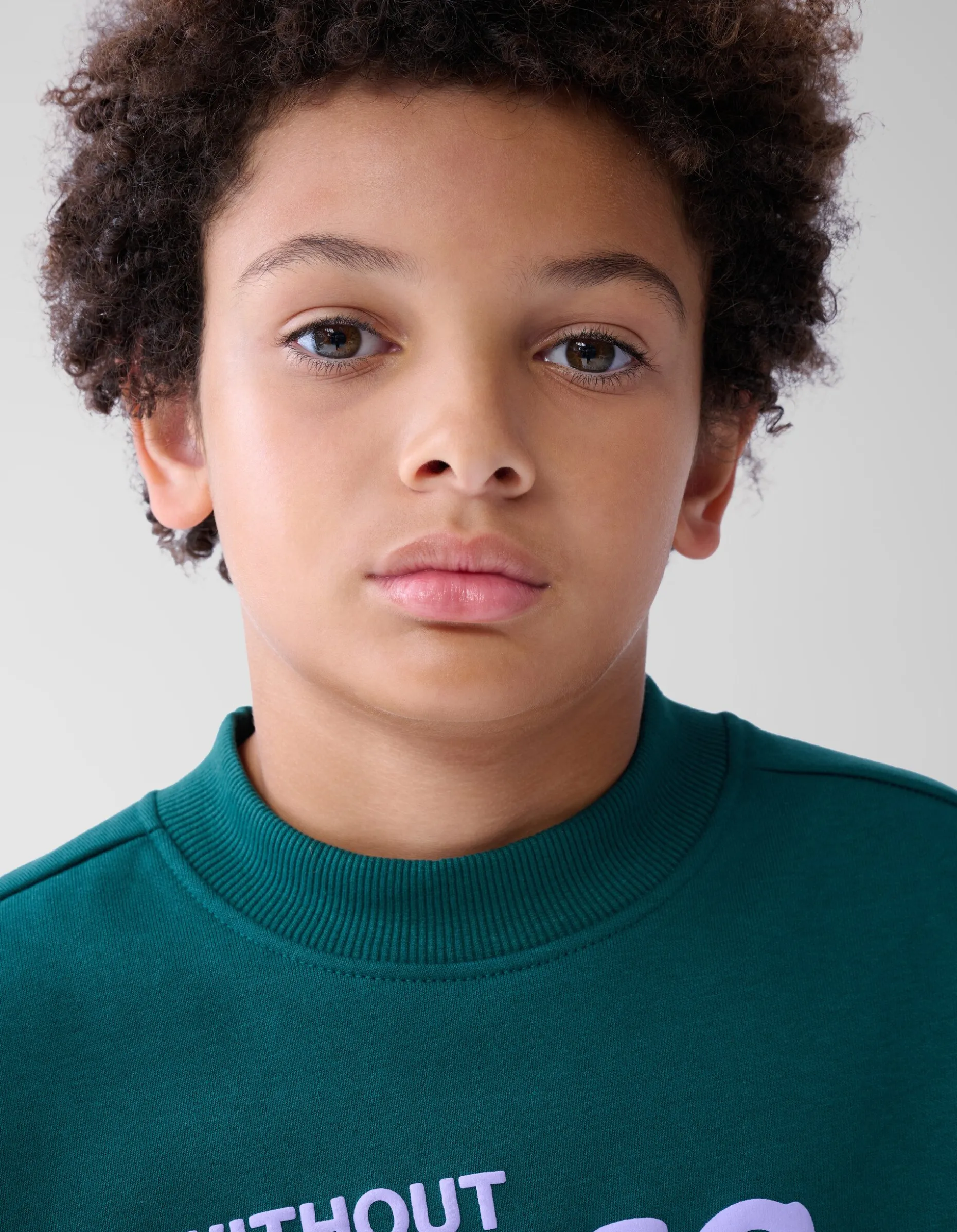 Artwork Sweater Donkergroen