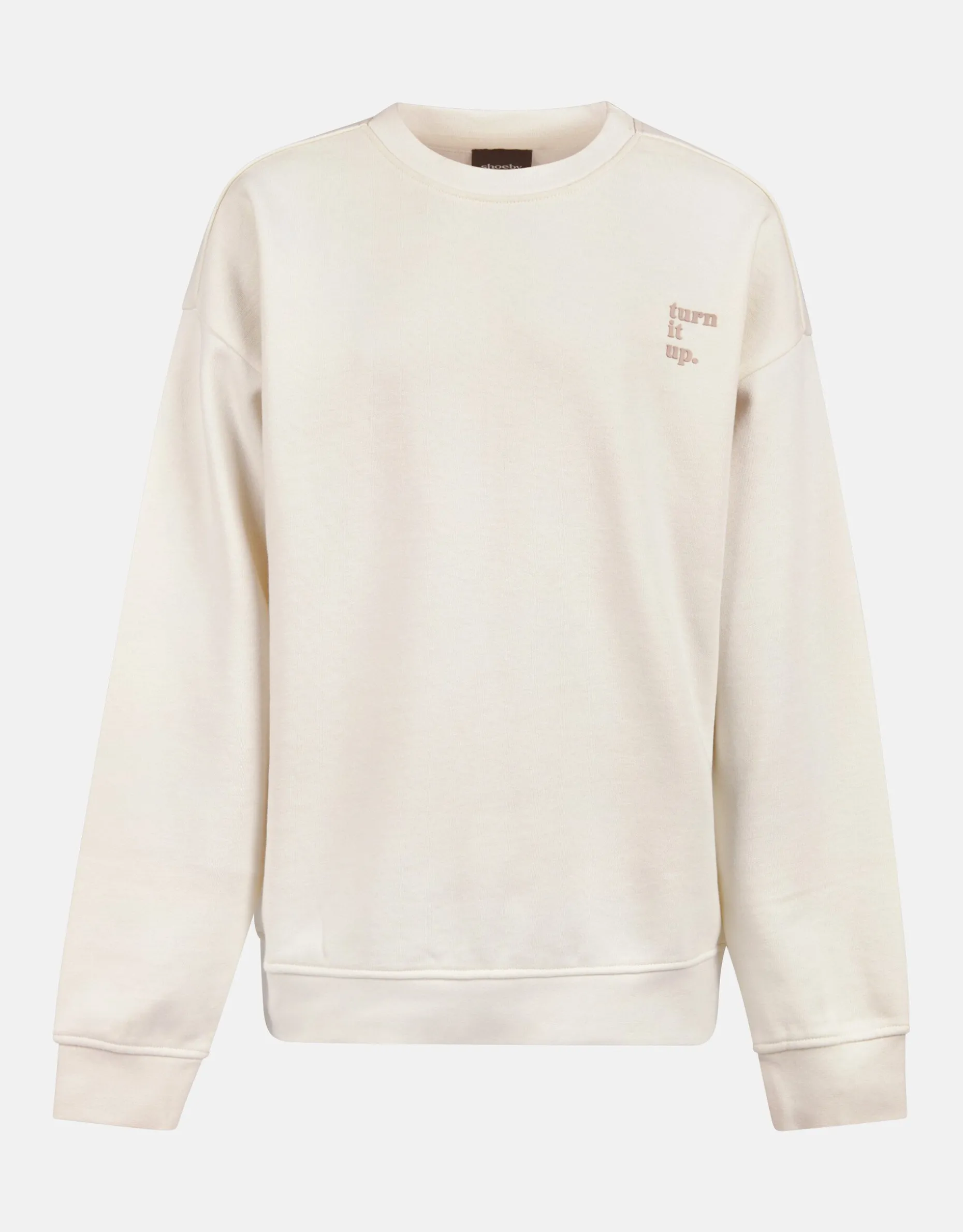 Artwork Sweater Gebroken Wit