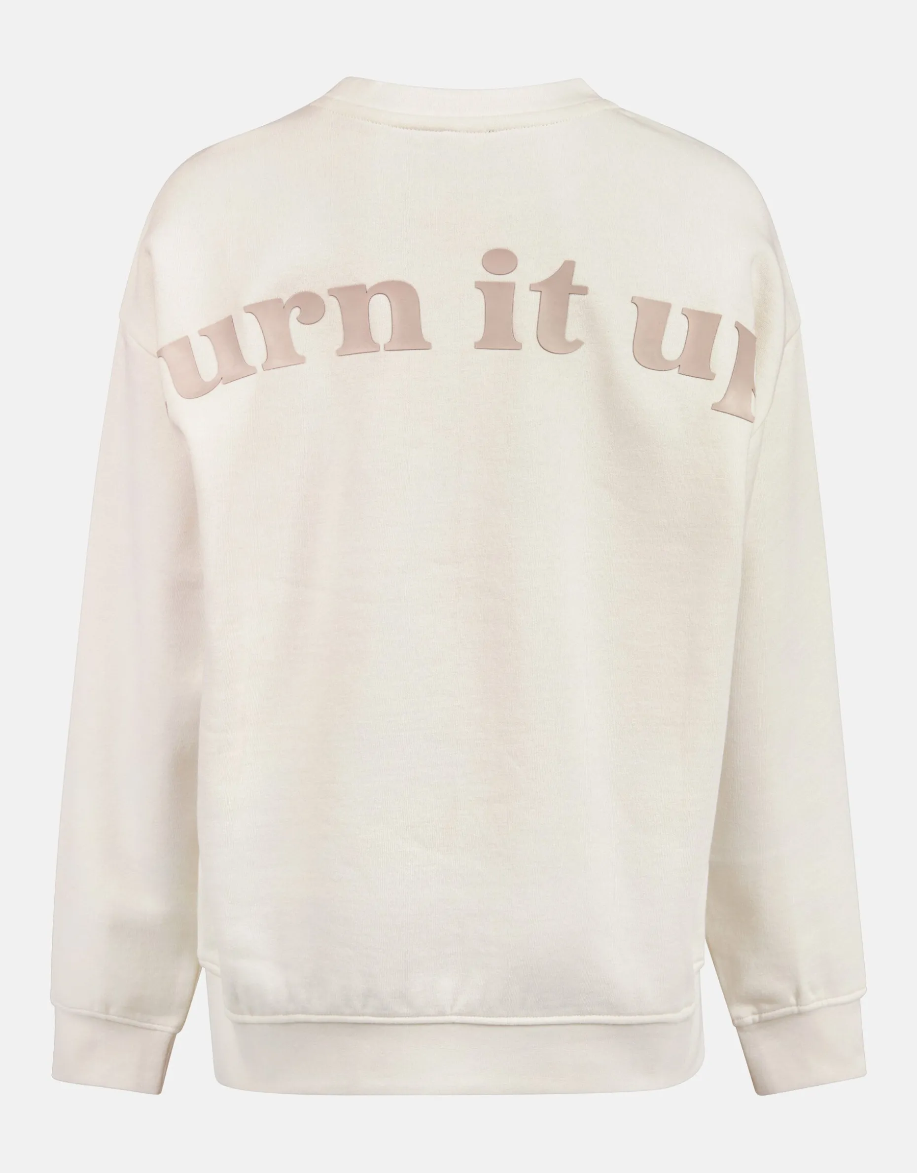 Artwork Sweater Gebroken Wit