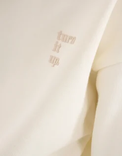 Artwork Sweater Gebroken Wit