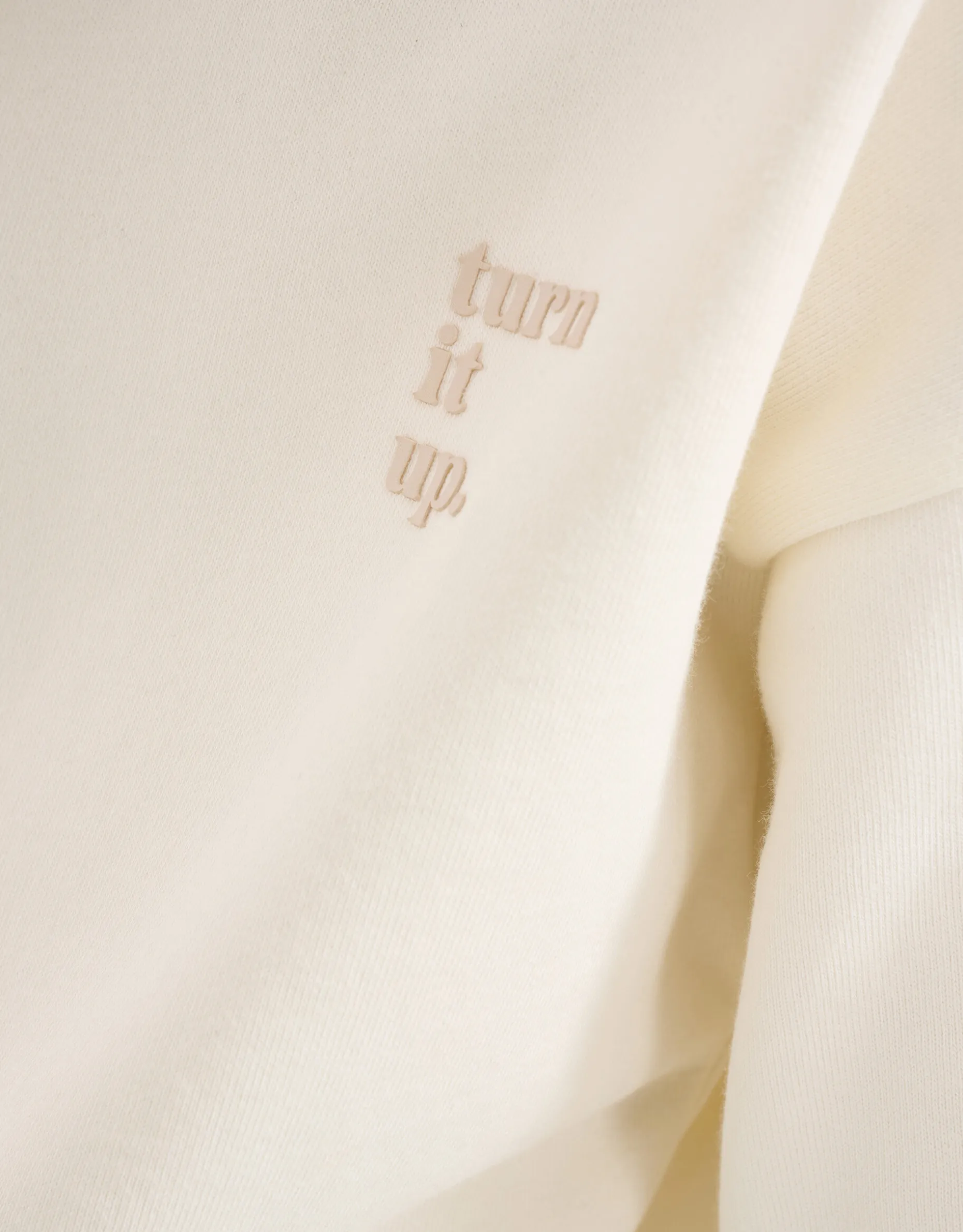 Artwork Sweater Gebroken Wit