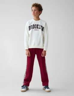 Artwork Sweater Gebroken Wit