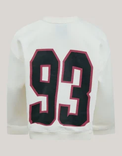 Artwork Sweater Gebroken Wit