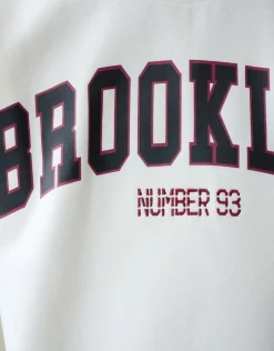 Artwork Sweater Gebroken Wit