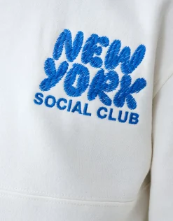 Artwork Sweater Gebroken Wit