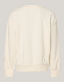 Artwork Sweater Gebroken Wit