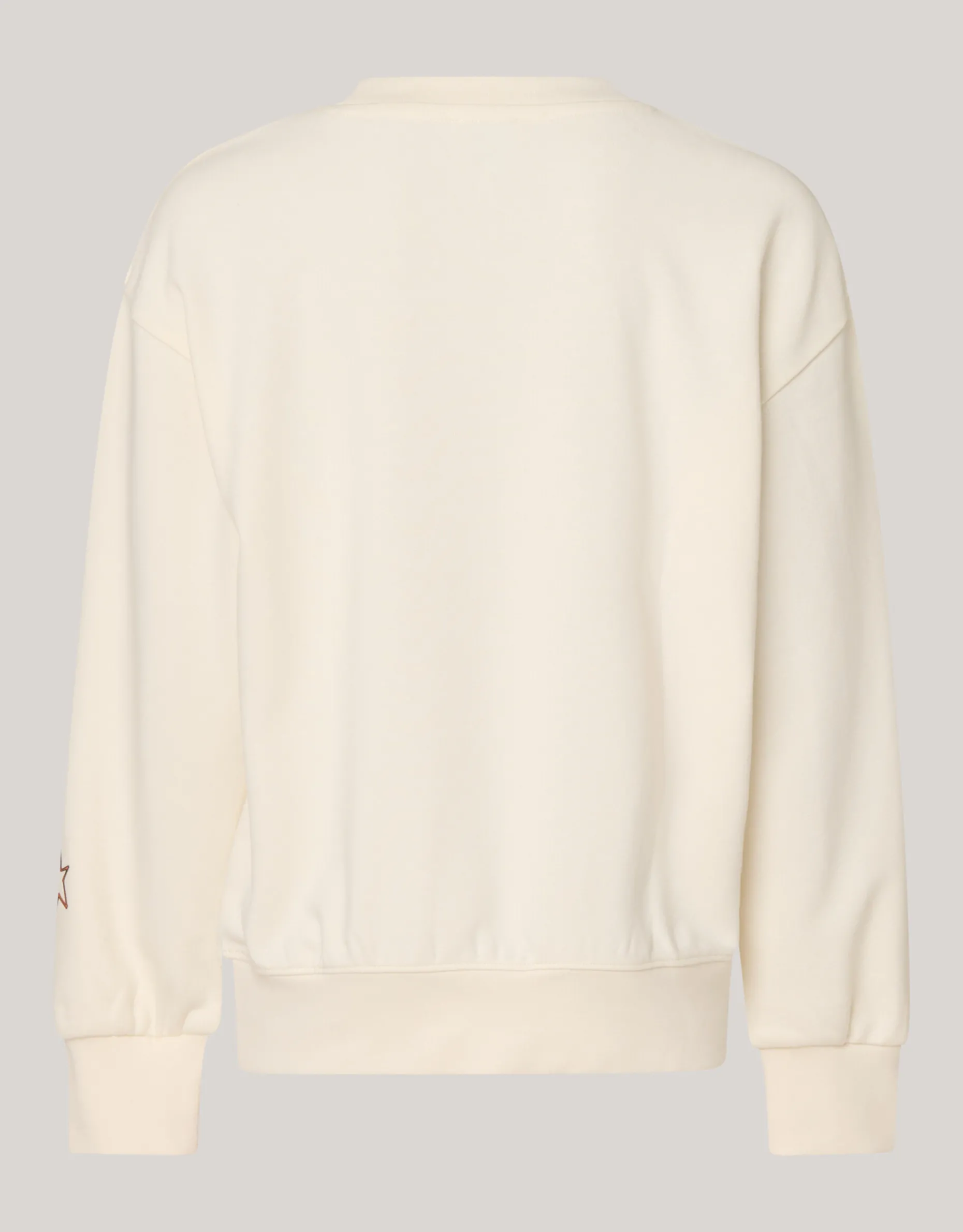 Artwork Sweater Gebroken Wit