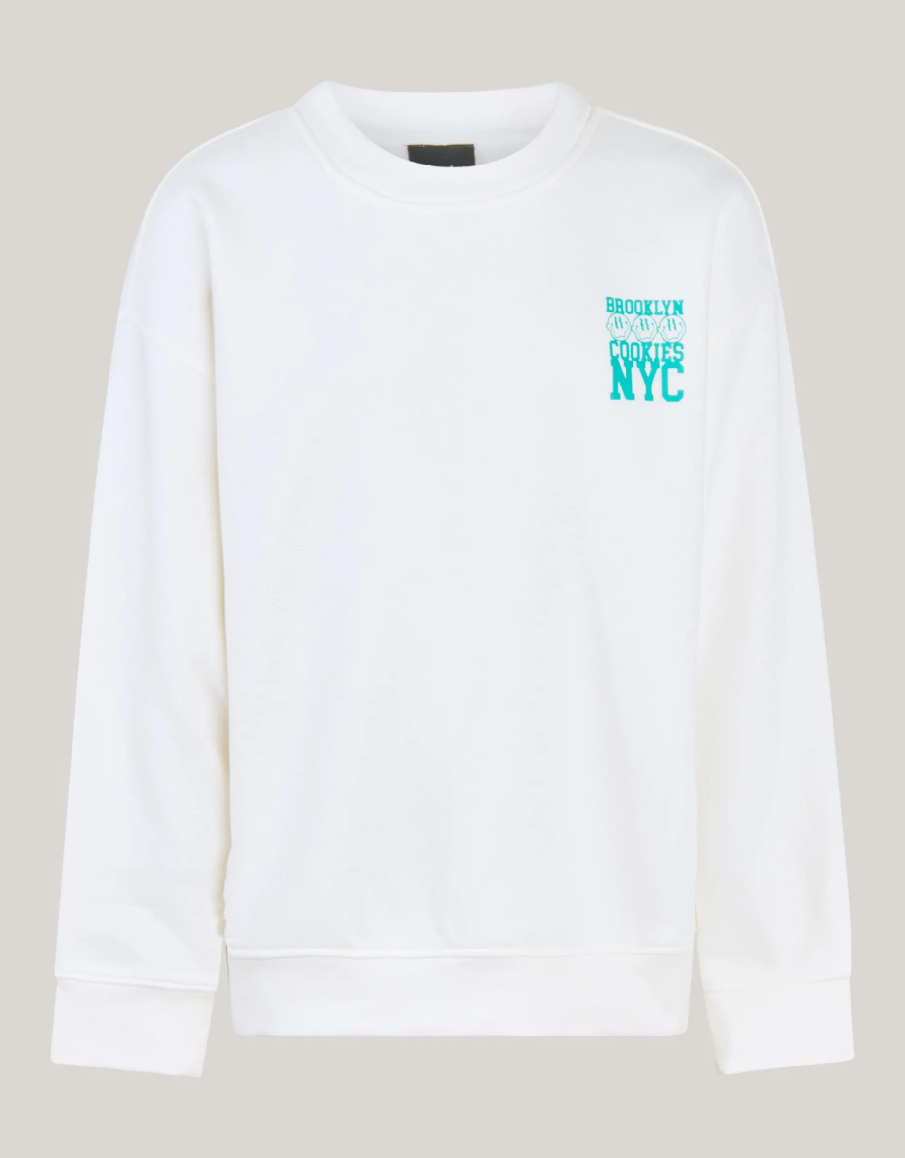 Artwork Sweater Gebroken Wit