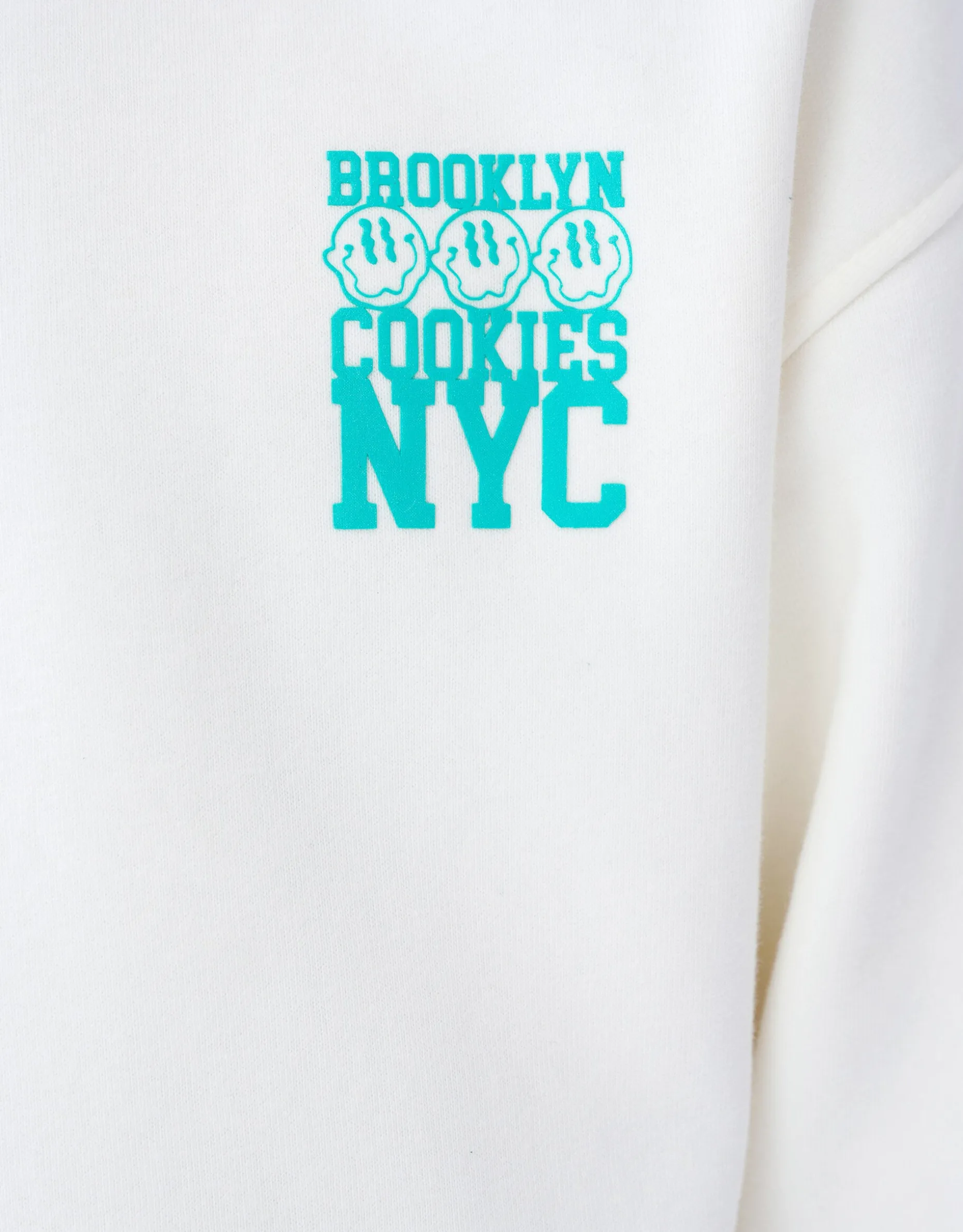 Artwork Sweater Gebroken Wit