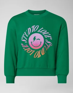 Artwork Sweater Groen