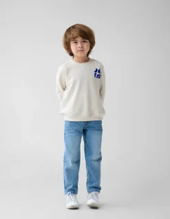 Artwork Sweater Lichtgrijs