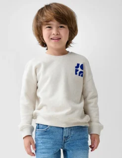 Artwork Sweater Lichtgrijs