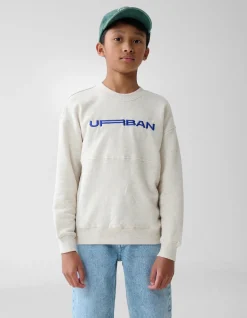 Artwork Sweater Lichtgrijs