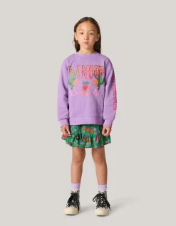 Artwork Sweater Paars