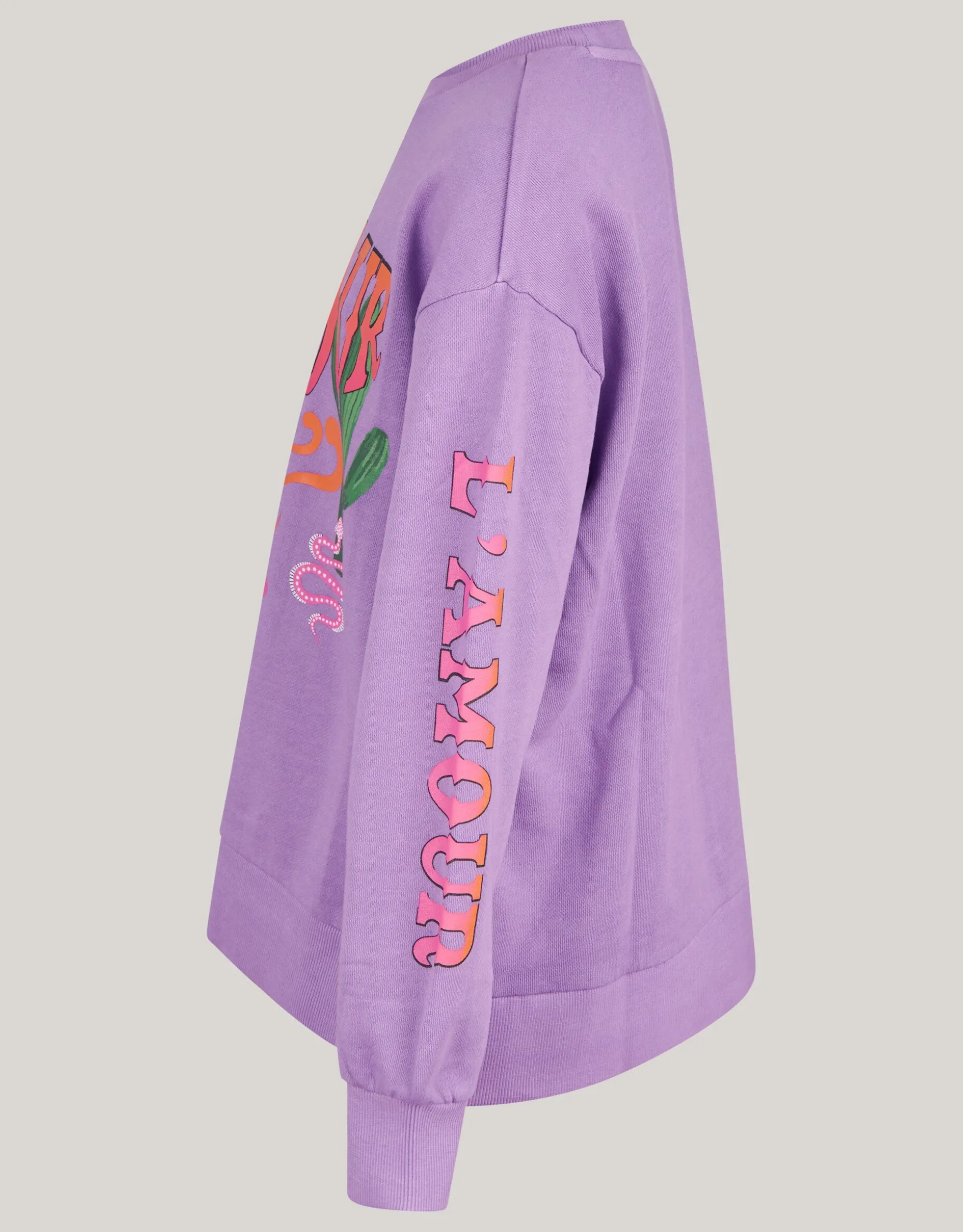 Artwork Sweater Paars