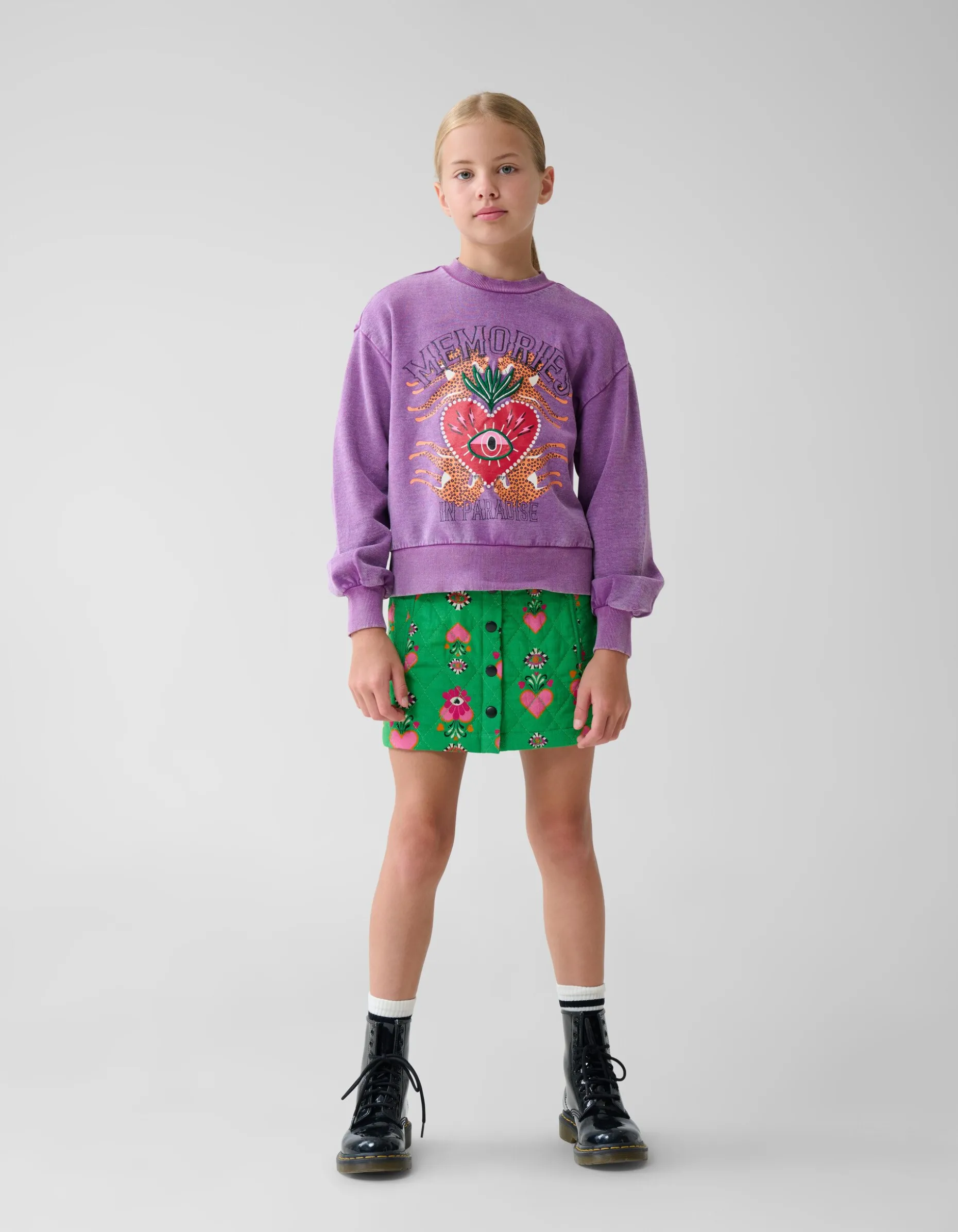 Artwork Sweater Paars By Lizzy