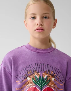 Artwork Sweater Paars By Lizzy