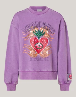 Artwork Sweater Paars By Lizzy