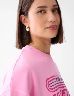 Artwork Sweater Roze