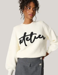 Artwork Trui Gebroken Wit