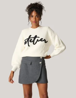 Artwork Trui Gebroken Wit