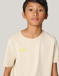 Artwork T-shirt Beige