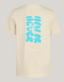 Artwork T-shirt Beige